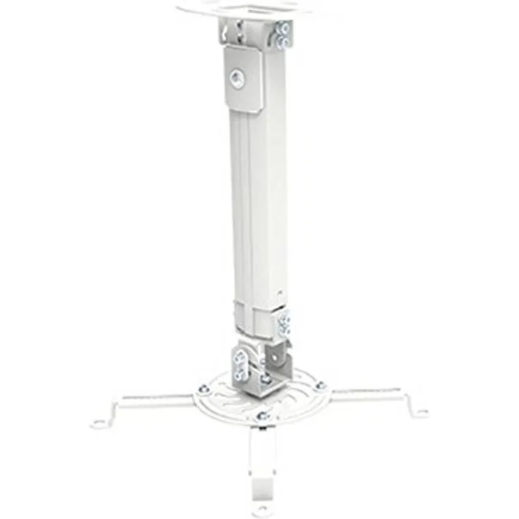 Techly ICA-PM-18S Deckenhalterung für Beamer, ausziehbar, 38-58cm Silber