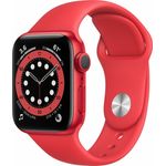Apple Watch Series 6 Smartwatch GPS, 40mm, Aluminiumgehäuse PRODUCT(RED), Sportarmband PRODUCT(RED)