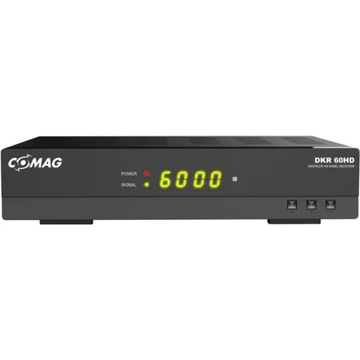 Comag DKR 60 HD digitaler Full HD Kabel-Receiver PVR Ready, HDTV, DVB-C, Time Shift-Funktion, HDMI, SCART, USB 2,0, schwarz