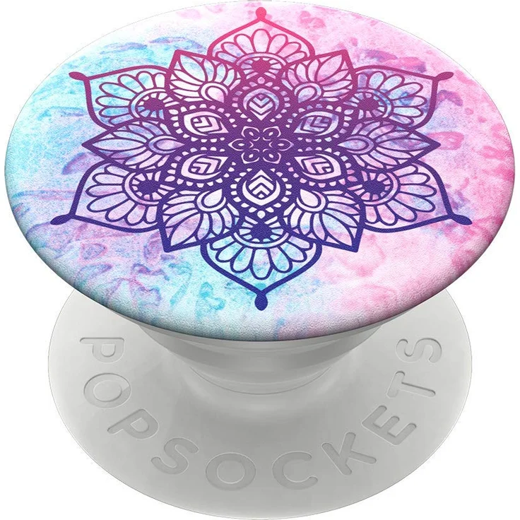PopSockets PopGrip - Ausziehbarer Sockel und Griff für Smartphones und Tablets mit einem Austauschbarem Top - Rainbow Nirvana – Bild 1