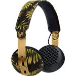 House of Marley Rise BT, Kabellose Bluetooth On-Ear Kopfhörer, Geräuschisolierung, mit Aufbewahrungstasche, Premium Sound 50mm Treiber, integriertes Mikrofon, USB-Ladung, 10 Std. Akkulaufzeit, Palm