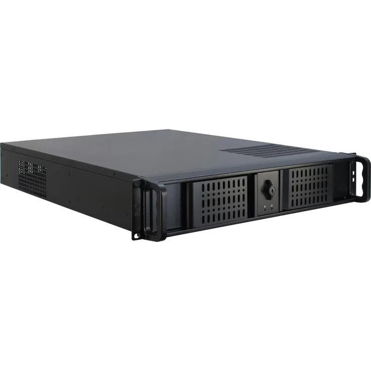 INTER-TECH IPC 2U-2098-SL integrierter Luftfilter in einem 48,26cm 19Zoll 1x 5,25 EXT. 6X 3,5 int. 1x 3,5 EXT. 3X 2,5 int. o. PSU
