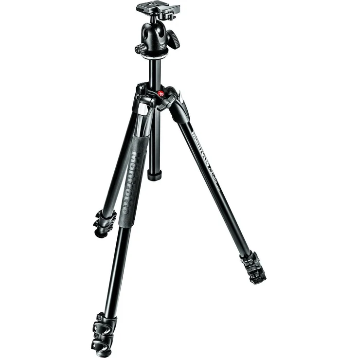 Manfrotto mk290xta3-bh-Stativ mit Kugelkopf, Schwarz – Bild 1