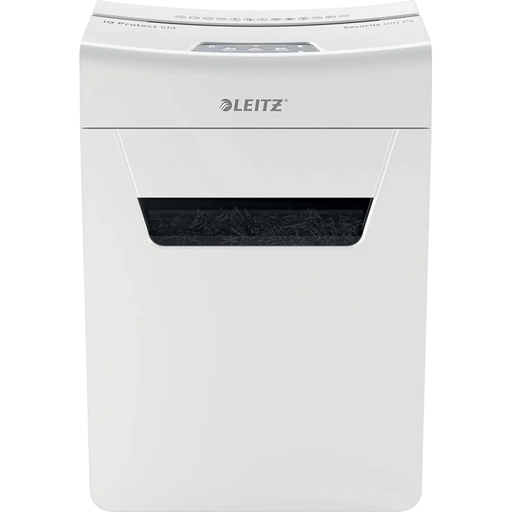 Leitz LEITZ Aktenvernichter IQ 6M ProtectP P5-2x15-6 Blatt-18l-Klamm- (8095-00-00) - Preisvergleich – Bild 1