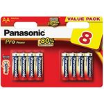 Panasonic Pro Power Alkali-Batterie, AA Mignon, 8er Pack, langanhaltende Energie für Geräte mit mittlerem bis hohem Energieverbrauch, Alkaline - Preisvergleich
