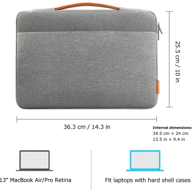Inateck Laptoptasche 13 Zoll MacBook Pro/Air (LB1302) – Bild 6