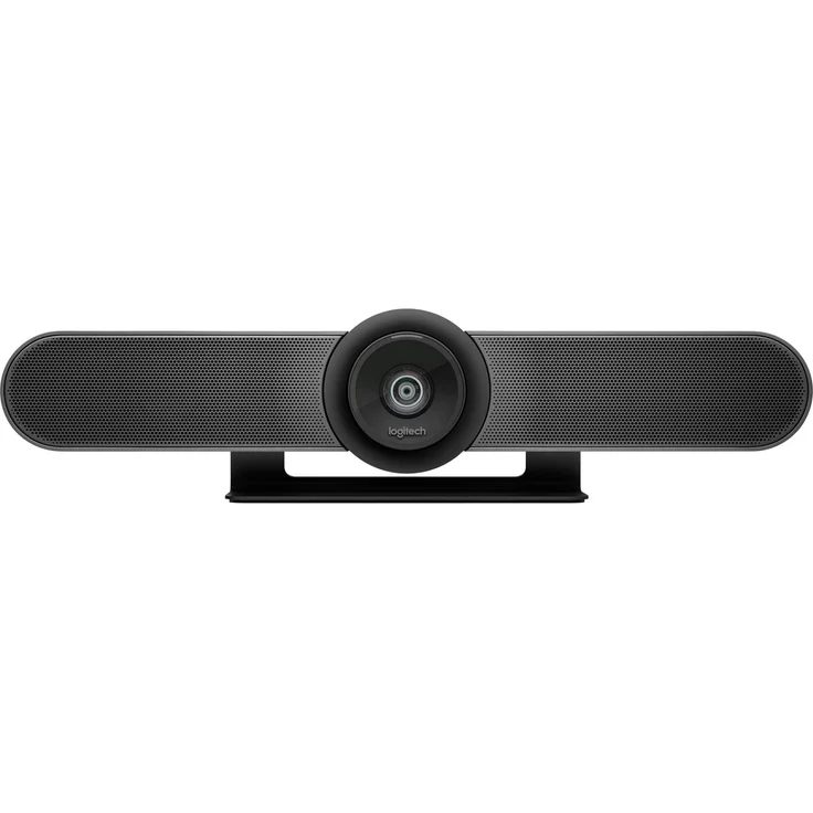 Logitech MEETUP Videokonferenz-Webcam, Ultra-HD 4K, 120° Blickfeld, Motorisierte Neigung, Integrierte Lautsprecher, Full Duplex & Advanced Beamforming Mikrofone, Für kleinere Meetingräume - Schwarz (960-001102) – Bild 1