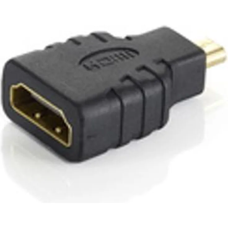 Equip Adapter Microhdmi (Typ D) > HDMI (Typ A) S-B Schwarz Polybeutel