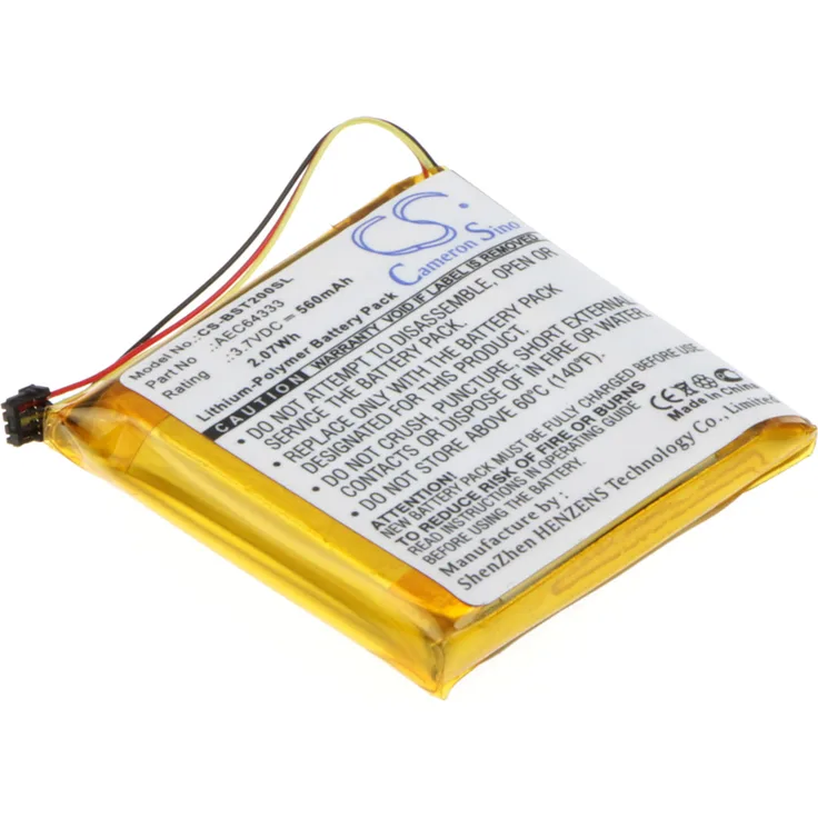 Cameron Sino Ersatzakku - CS-BST200SL - BEATS Studio 2.0 - AEC643333 - 3,7 Volt 560mAh Li-Ion