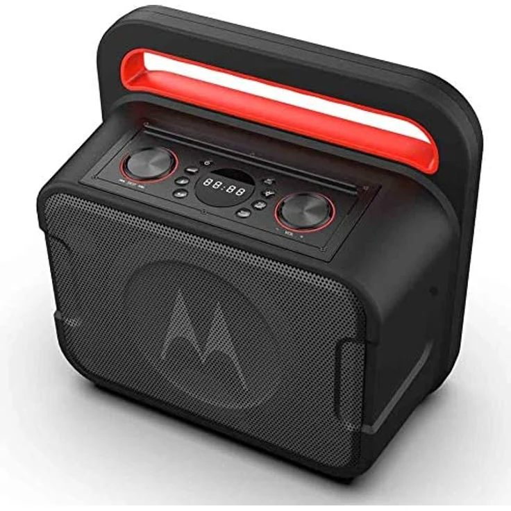 Motorola Sonic Maxx 810 - Bluetooth Trachbarer Party Lautsprecher - 20 Stunden - IPX4 Waterproof - LED-Beleuchtungssystem - FM Radio – Bild 3
