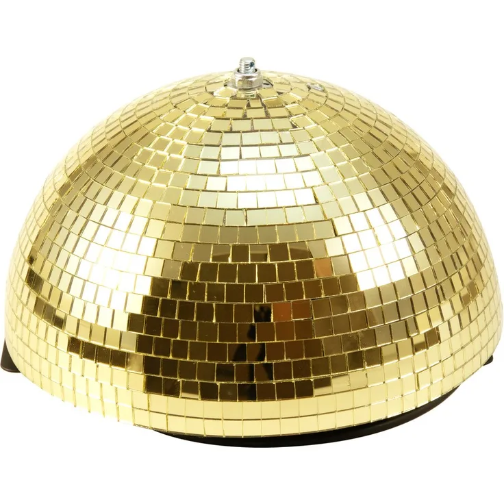 EUROLITE Spiegel-Halbkugel 30cm gold motorisiert