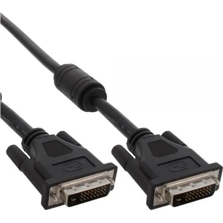 InLine - DVI-Kabel - Dual Link - DVI-D (M) - DVI-D (M) - 3,0m - Schwarz (17783)