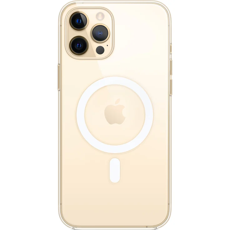 Apple MHLN3ZM/A Clear Case mit MagSafe, geeignet für Apple iPhone 12 Pro Max, Handy-Schutzhülle, transparent – Bild 4