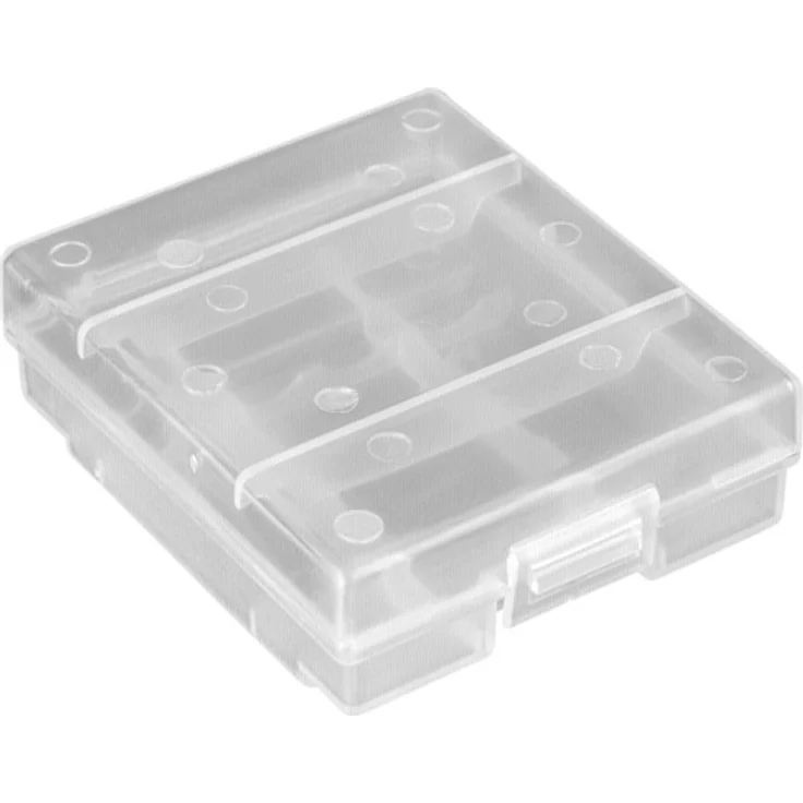 ANSMANN Batteriebox für AAA Micro & AA Mignon Akkus & Batterien - Praktische Akkubox zum Schutz & Transport für 4 Accus - Batterie Box & Akku Box zur Aufbewahrung – Bild 1