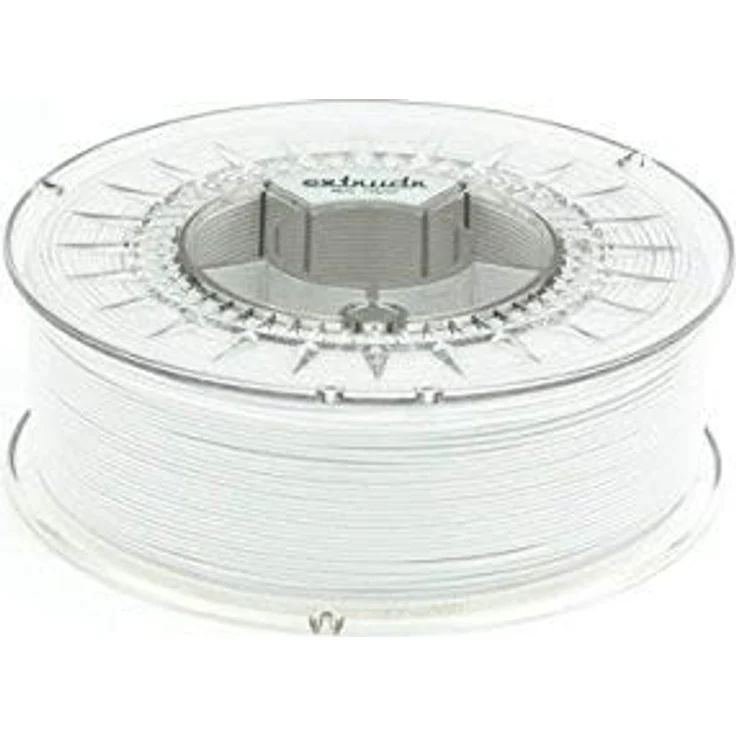 Extrudr 3D-Filament PETG white 1.75mm 1100g Spule – Bild 1
