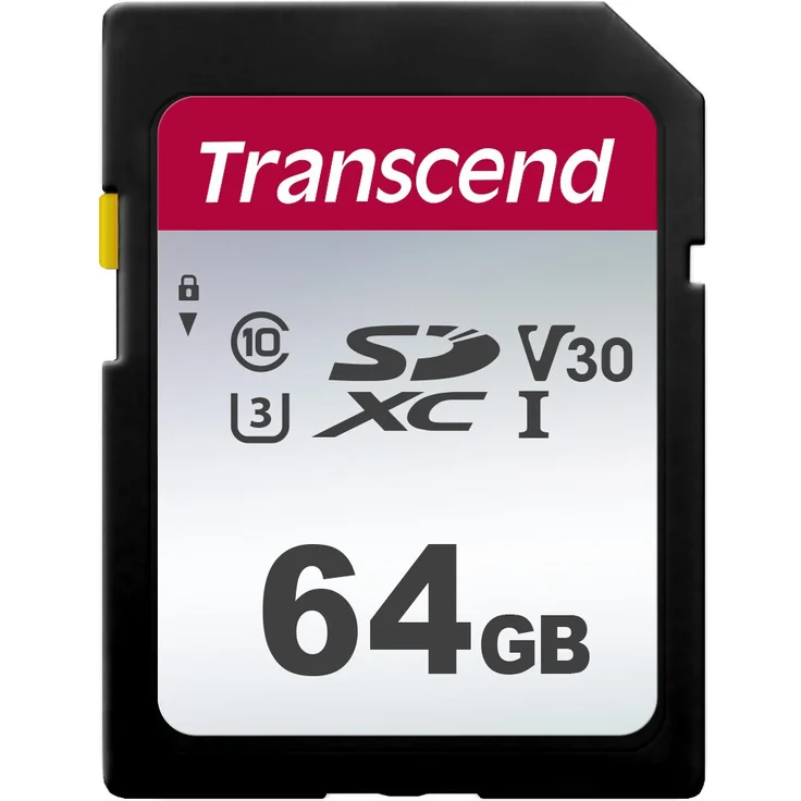 Transcend 64GB SDXC-SDHC 300S Speicherkarte TS64GSDC300S – Bild 1