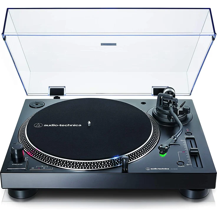 Audio-Technica AT-LP120XUSB direktangetriebener Plattenspieler (Analog und USB) schwarz – Bild 2