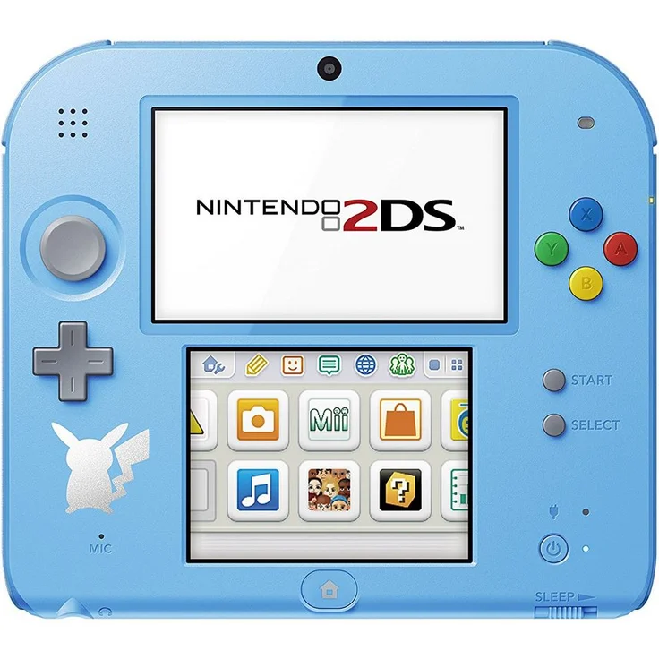 Nintendo 2DS Special Edition Pokémon Sonne Hellblau 256MB & 4GB Speicherkarte Bundle inkl. Pokémon Sonne - Preisvergleich – Bild 2
