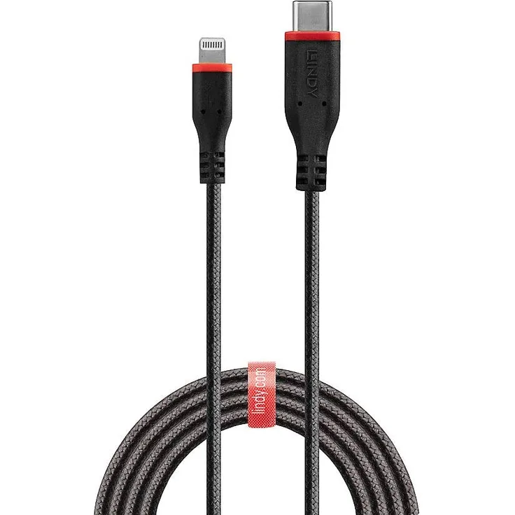 Lindy 31286 Lightning-Kabel 1 m Schwarz (31286)