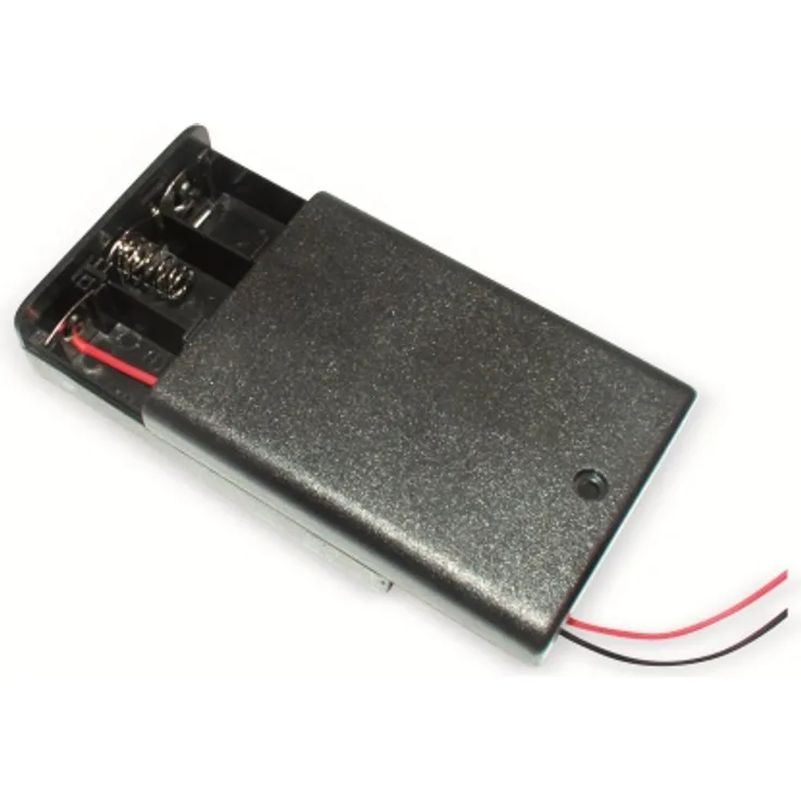 Batteriehalter, 3xmignon 'AA', geschlossenes Gehäuse