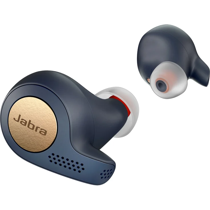 Jabra Elite Active 65t True Wireless In-Ear Kopfhörer, mit Bluetooth, Mikrofon, geeignet für Sport, spritzwassergeschützt, blau – Bild 4