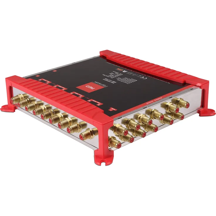 Opticum OMS 9/12 PRO Multischalter für den Empfang von Zwei Satellitenpositionen an bis zu 12 Teilnehmer/vergoldete Kontakte / 4K, 3D, UHD tauglich/Quattro LNB geeignet