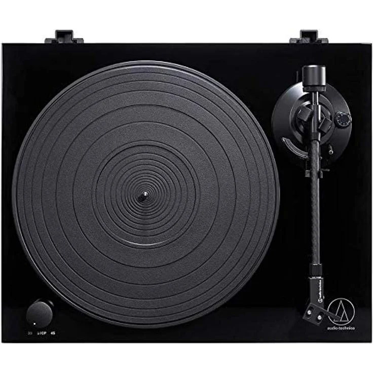 Audio-Technica AT-LPW50PB Manueller Plattenspieler mit Riemenantrieb schwarz – Bild 2