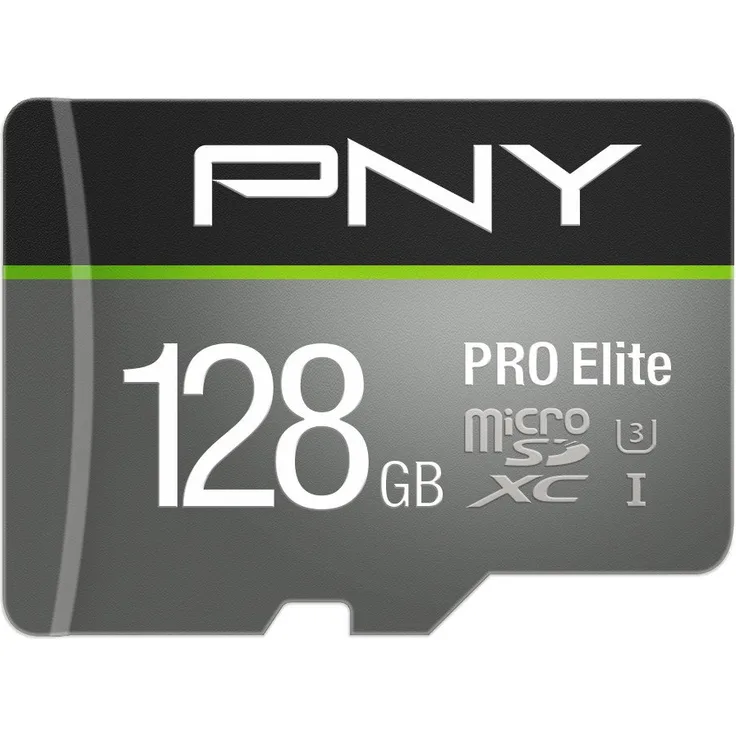PNY U3 Pro Elite MicroSD Karte 64 GB p-sdu64gu395proe-ge schwarz 128 GB