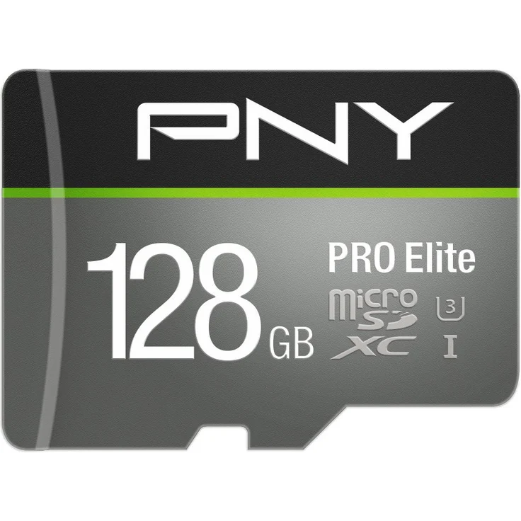 PNY U3 Pro Elite MicroSD Karte 64 GB p-sdu64gu395proe-ge schwarz 128 GB