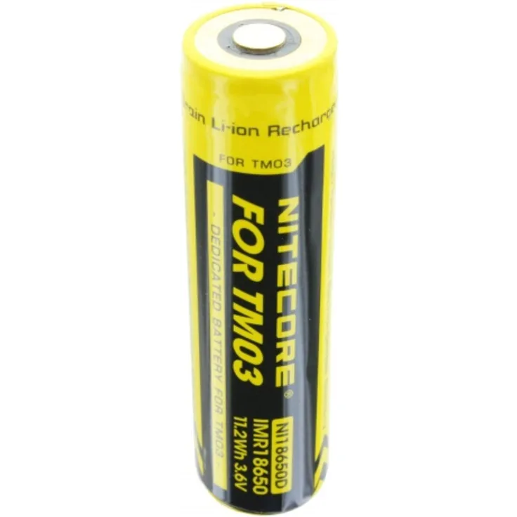 Nitecore Li-Ion Akku NI18650D für die Nitecore TM03 LED-Taschenlampe
