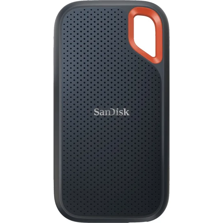 SanDisk Extreme Portable V2 - Solid-State-Disk - 4 TB - extern (tragbar) - USB 3.2 Gen 2 - 256-Bit-AES (SDSSDE61-4T00-G25)