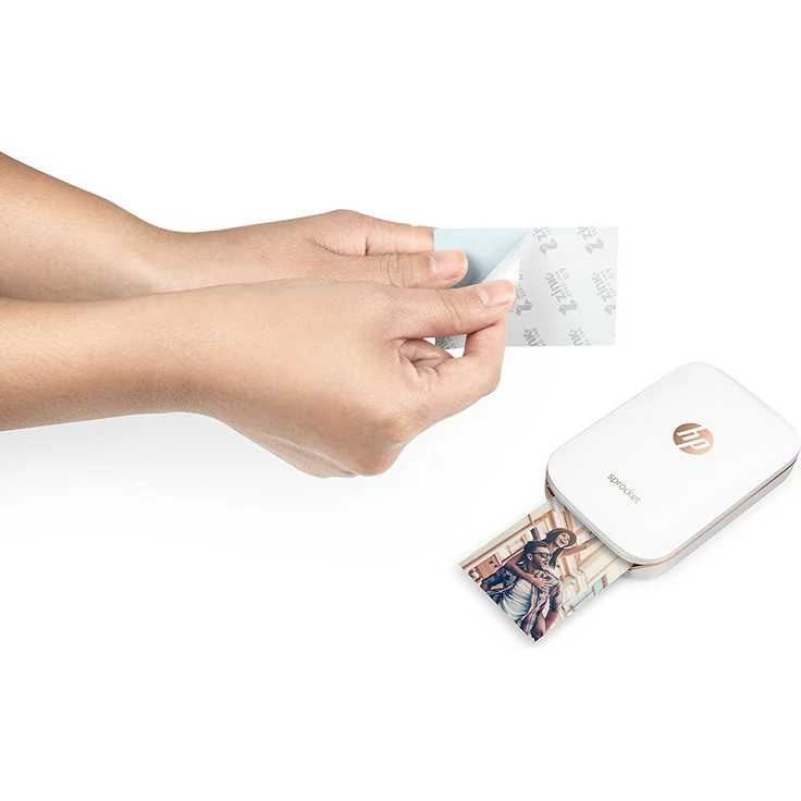 HP Sprocket Mobiler Fotodrucker (Drucken ohne Tinte, Bluetooth, 5 x 7,6 cm Ausdrucke) weiß – Bild 11