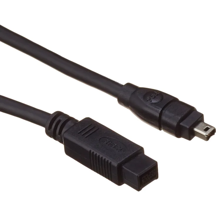 DeLOCK - IEEE 1394-Kabel - 9 PIN FireWire 800 (M) - FireWire, 4-polig (M) - 1,0m (IEEE 1394b) (82588)