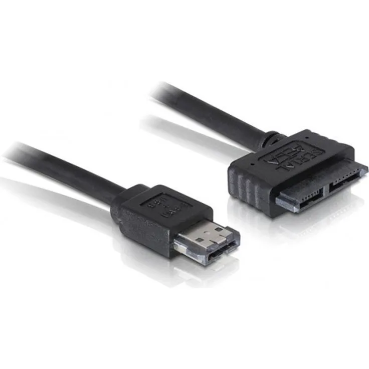 DeLOCK Power Over eSATA cable - Power Over eSATA-Kabel - Slimline Serial ATA - 11-polig USB/eSATA - 50 cm (84413)