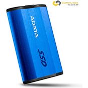 ADATA SE800 - Solid-State-Disk - 512 GB - extern (tragbar) - USB 3.2 Gen 2 (USB-C Steckverbinder) - Blau (ASE800-512GU32G2-CBL)