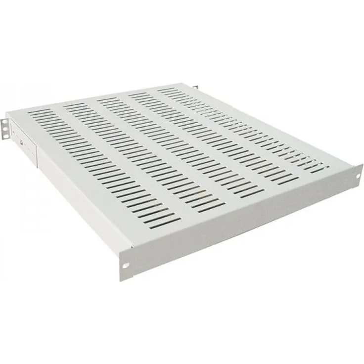 LogiLink Professional SF1H45G 19 Zoll Schwerlast-Fachboden, 1 HE, T400 mm
