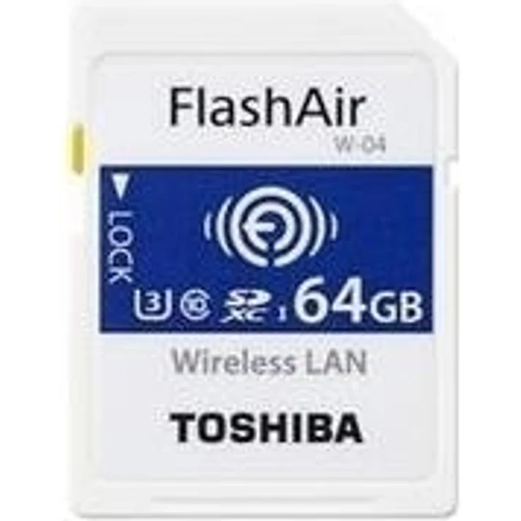 Toshiba THN-NW04W0640E6 64GB FlashAir W-04 Wireless SD Karte
