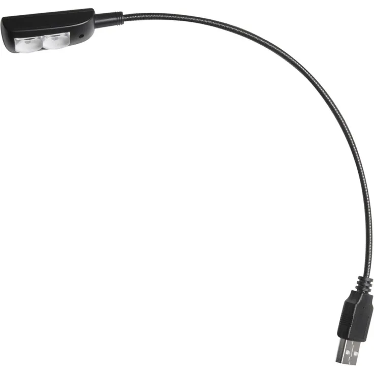 ah Stands SLED1USBPRO Adam Hall Stands SLED 1 USB PRO mobile Schwanenhalsleuchte mit 2-er LED-Leselampe