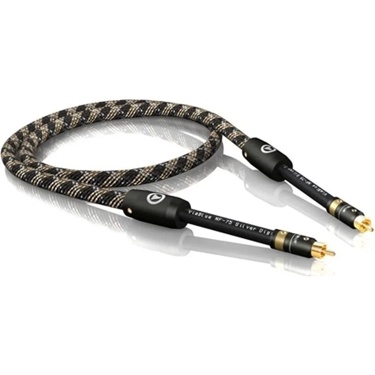 ViaBlue NF-75 Silver Digital Cinchkabel : 2,50m
