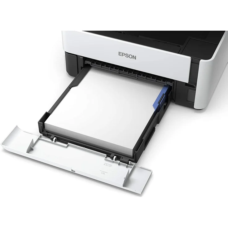 Epson EcoTank ET-M2170 (3-in-1) Multifunktionsdrucker - (Tintenstrahl) Mono, Druckgeschwindigkeit: 20 s/w, Auflösung: 2400 x 1200, LAN, WLAN, AirPrint, Wi-Fi Direct, Cloud Print (C11CH43401) – Bild 6