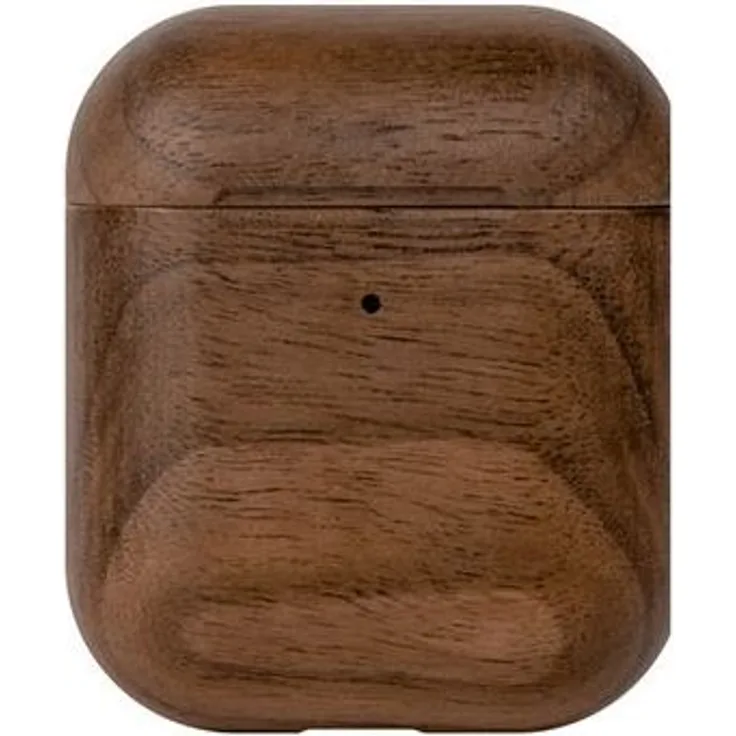 Woodcessories AirCase Schutzhülle für Apple AirPods 1. und 2. Generation braun