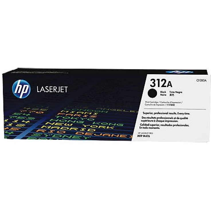 HP 312A (CF380A) Schwarz Original Toner für HP Color Laserjet Pro MFP M476 – Bild 1