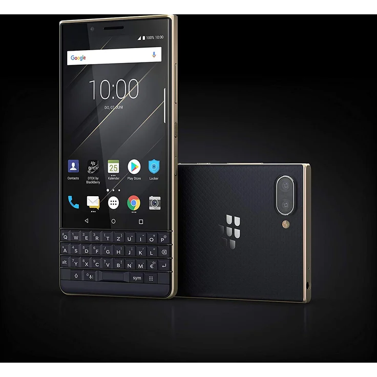 BlackBerry KEY2 LE Smartphone 11,43cm (4,5 Zoll) IPS-Display, 64GB interner Speicher, 4GB RAM, Dual-SIM, Champagne – Bild 3