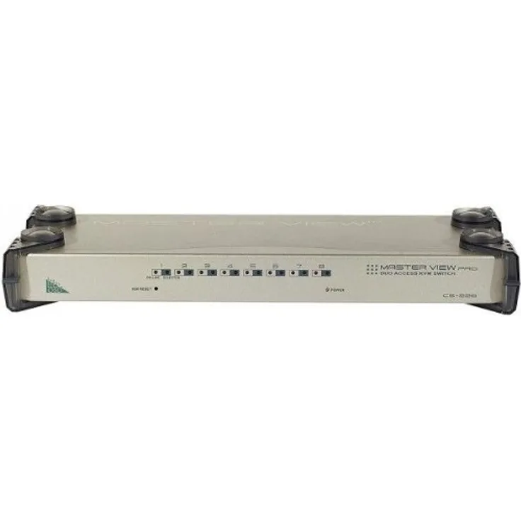 Aten CS74EC Silber Tastatur/Video/Maus KVM-Switch