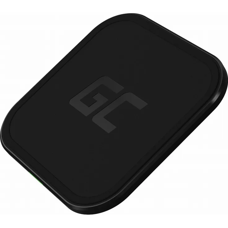 Green Cell Induktives Ladegerät AirJuice Wireless Charger, 15 W Black, Qi Ladestation, schwarz