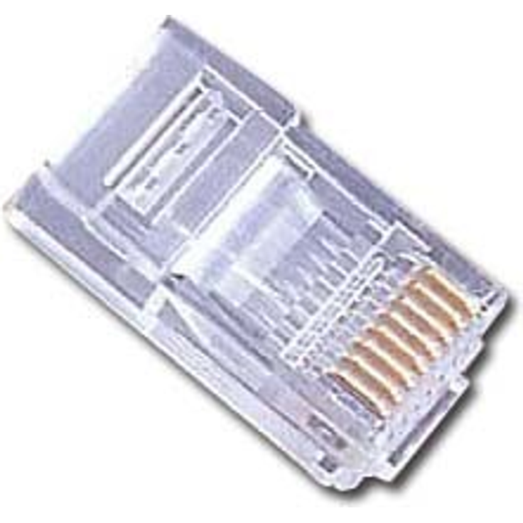 Gembird MODULAR LAN Plug 6U Gold Plated - Set of 100 PCS