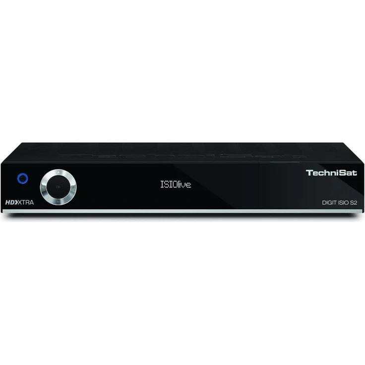 TechniSat DIGIT ISIO S2, HD Sat-Receiver mit Twin-Tuner HDTV, DVB-S2, PVR Aufnahmefunktion via USB oder im Netzwerk, Smart-TV, CI+, HDMI, App-Steuerung, UPnP-Livestreaming schwarz - Preisvergleich – Bild 1