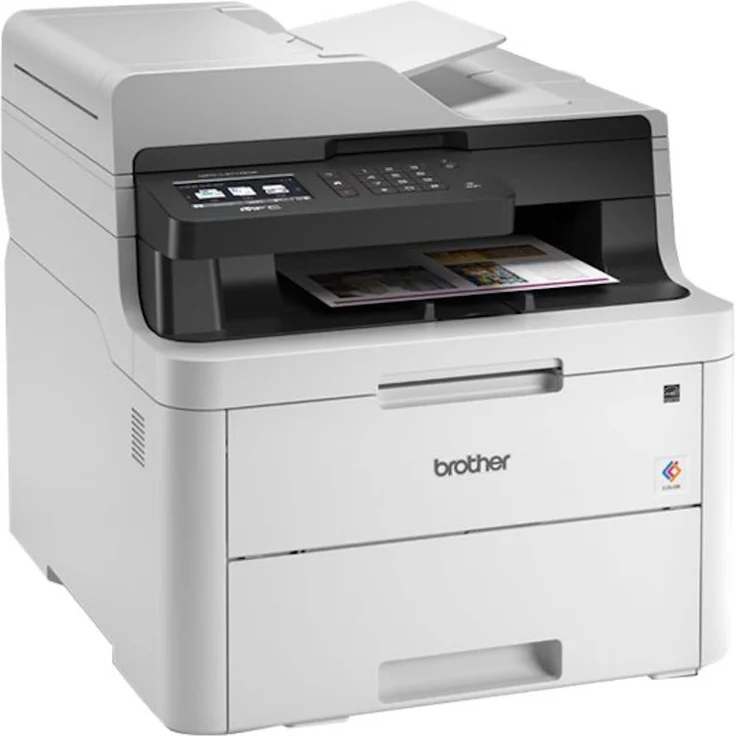 Brother MFC-L3710CW kompaktes 4-in-1 Farblaser-Multifunktionsgerät (mit WLAN, bis zu 18 Seiten pro Minute in Farbe und s-w) weiß – Bild 2