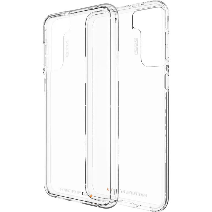 Zagg Gear4 Crystal Palace Schutzhülle mit dem klarsten, dünnsten, fortschrittlichsten Material der Welt (D3O Crystalex) – geeignet für Samsung Galaxy S21 5G – transparent (702007305)