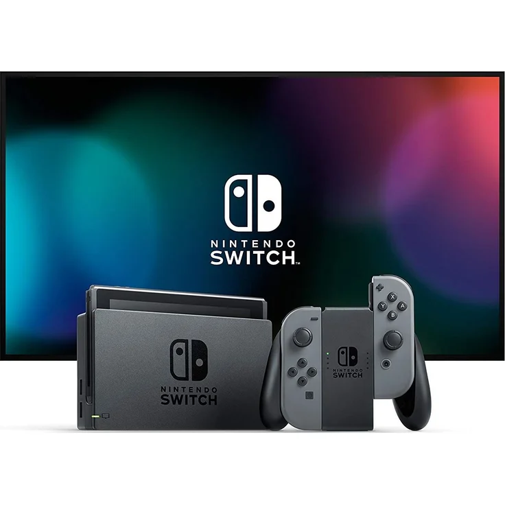 Nintendo Switch (2019) V2 Grau 32GB – Bild 4